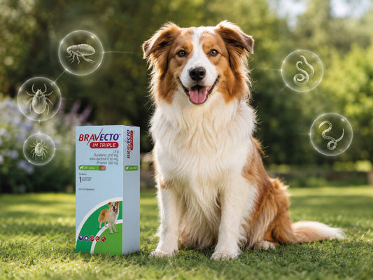 Bravecto 1M Triple: la pastilla mensual que protege a tu perro por dentro y por fuera