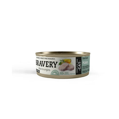 Bravery Wet Food Merluza Gato Esterilizado Lata 70 g