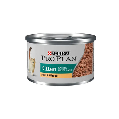 Lata Pro Plan Kitten Pollo & Higado 85 g