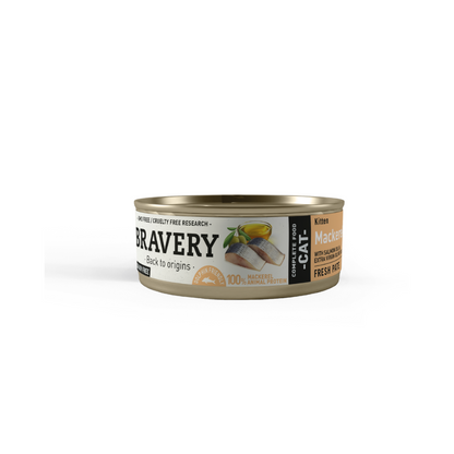 Bravery Wet Food Caballa Kitten Lata 70 g
