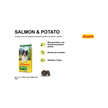 Josera Salmon & Potato (Ex Lachs & Kartoffel) 12.5 k