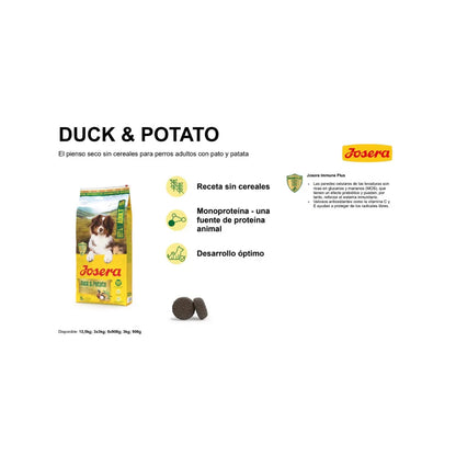 Josera Duck & Potato (Ex Ente & Kartoffel) 12,5 k