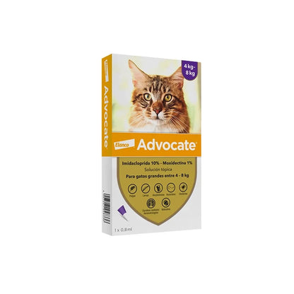 Advocate Gato Hasta 4 kg (0.4 ml)