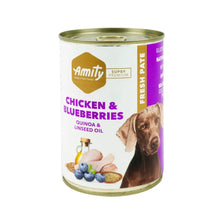 Amity Lata Pollo y Arándanos para Perros 400 g