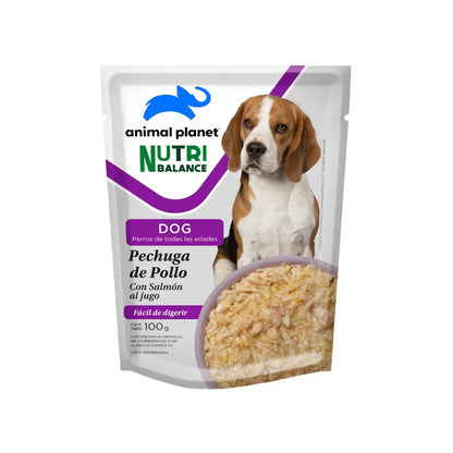 Animal Planet Perro Pechuga de Pollo con Salmón 100 g