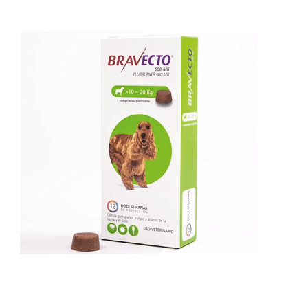 Bravecto Perro 10 - 20 kg (500 mg)