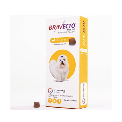 Bravecto Perro 2 - 4.5 kg (112.5 mg)