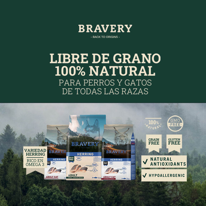 Bravery Herring Gato Adulto 2 Kg