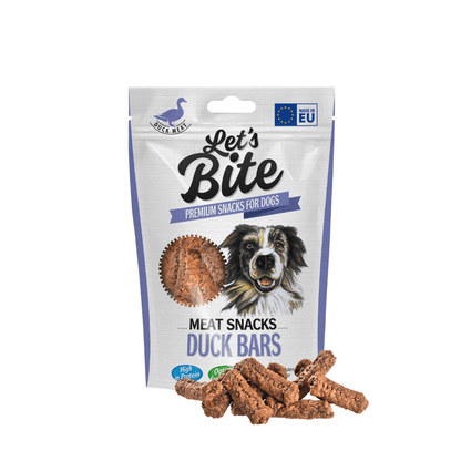 Brit Care Let's Bite Snacks Perro Pato 80 g