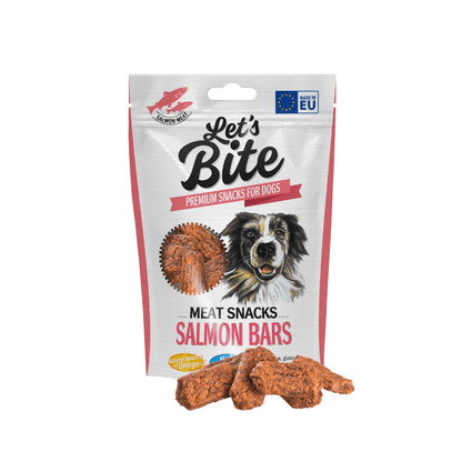 Brit Care Let's Bite Snacks Perro Salmón 80 g