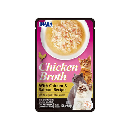 Churu Chicken Broth Caldo de Pollo & Salmon 50Gr
