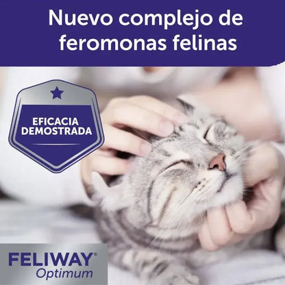 Feliway Optimum Difusor + Recambio 48 ml