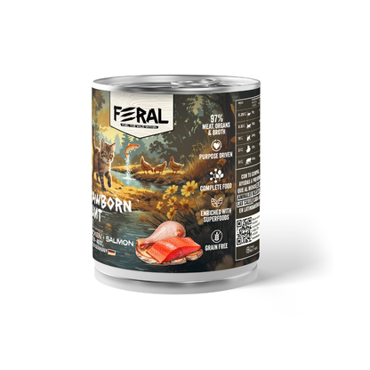 Feral Wet Kitten Chicken & Salmon 400 g
