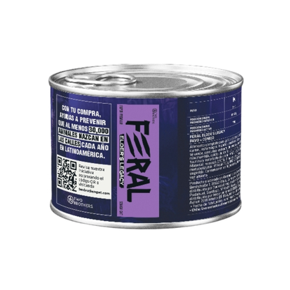 Feral Wet Senior Cat Turkey & Rabbit 200 g
