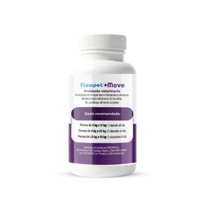 Flowpet + Move Suplemento Perro 60 Capsulas