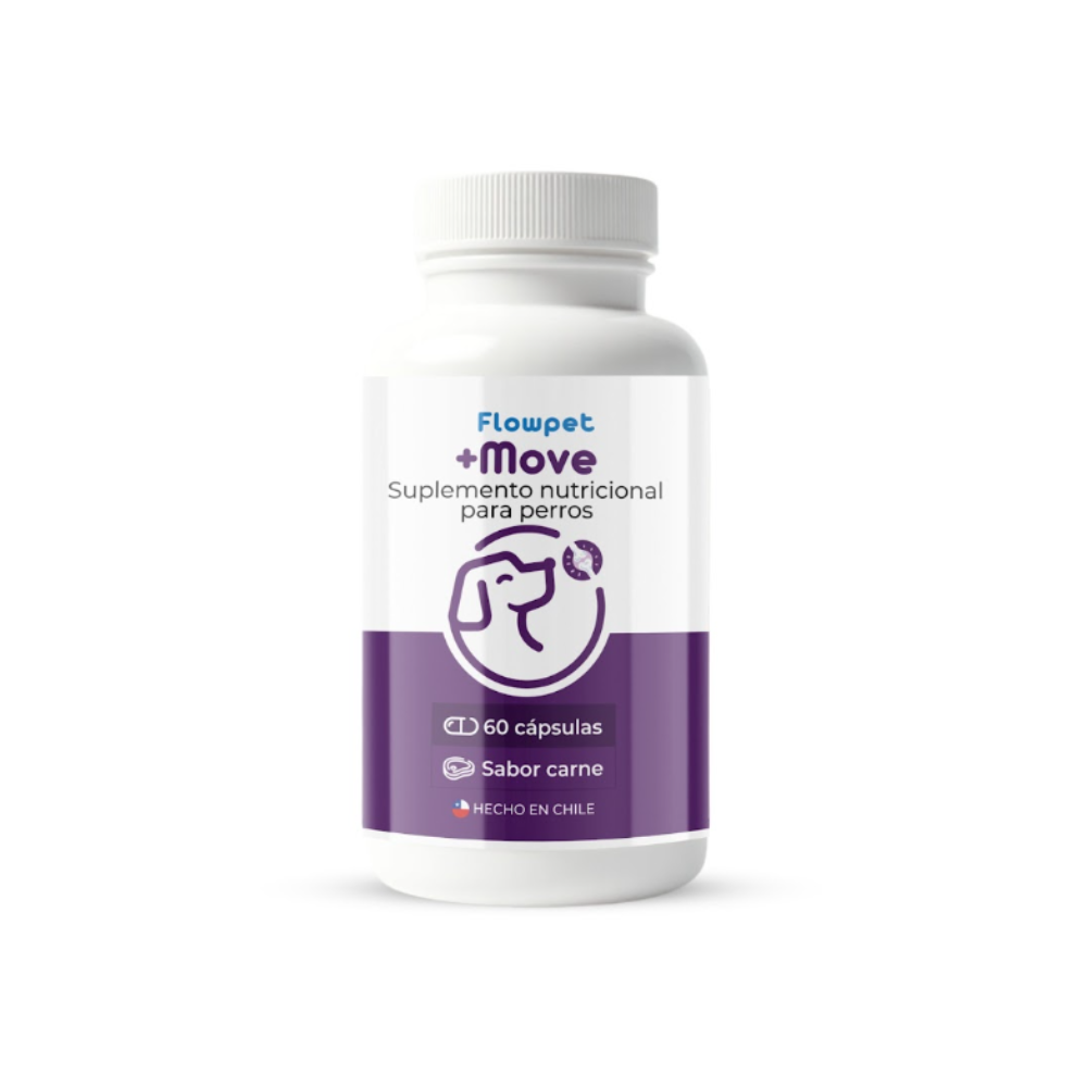 Flowpet + Move Suplemento Perro 60 Capsulas