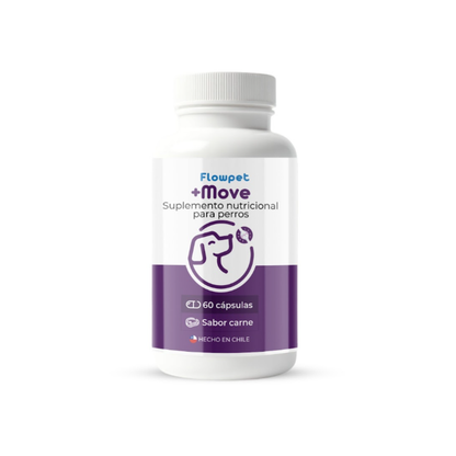 Flowpet + Move Suplemento Perro 60 Capsulas