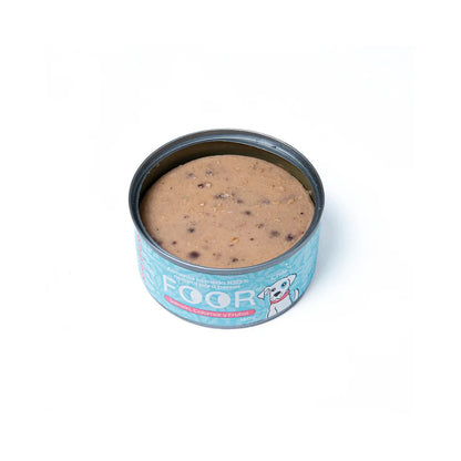 FOOR Lata Perro – Salmón, Calamar y Frutas 160 g