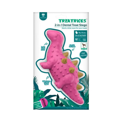 Natura Nourish Pet Treat 2 En 1 Dental Estegosaurio Pollo