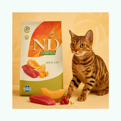 N&D Pumpkin Gato Adulto Pato & Melón 7,5 kg