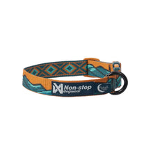 Non-Stop Dogwear Trail Quest Collar Rachel Pohl Edition Verde/Naranjo Talla M