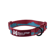 Non-Stop Dogwear Trail Quest Collar Turquesa/Burdeo Talla M