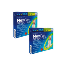 Pack 2x Nexgard Spectra 7.6 - 15 kg (3 Comprimidos)