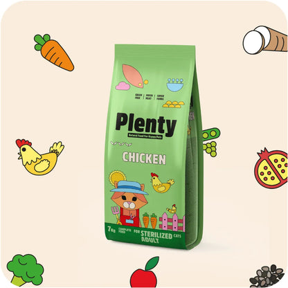 Plenty Gato Adulto Esterilizado Pollo 1,5 kg