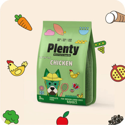 Plenty Perro Adulto Pollo 3 kg
