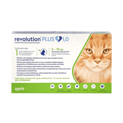 Revolution Plus Gato 5 - 10 kg (1ml)