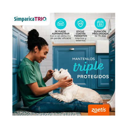 Simparica Trio (5 a 10 kg) en 1 comprimido