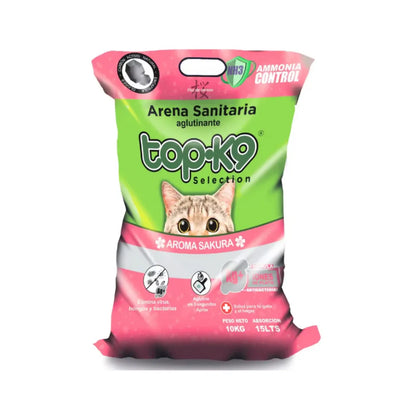 Top K9 Arena Sanitaria Aglutinante Sakura 10 kg