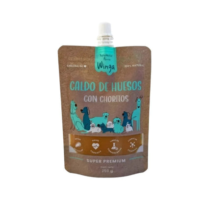 Winga Caldo De Huesos Con Choritos Perros 250 g